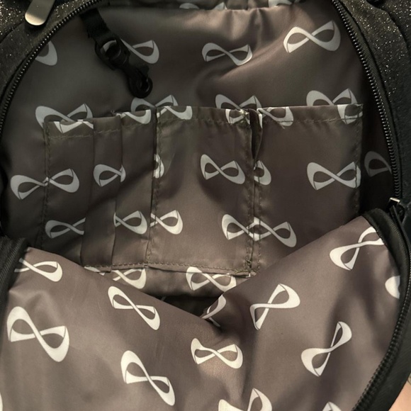Sparkly Black Nfinity Backpack  #cheerleader - Picture 2 of 6